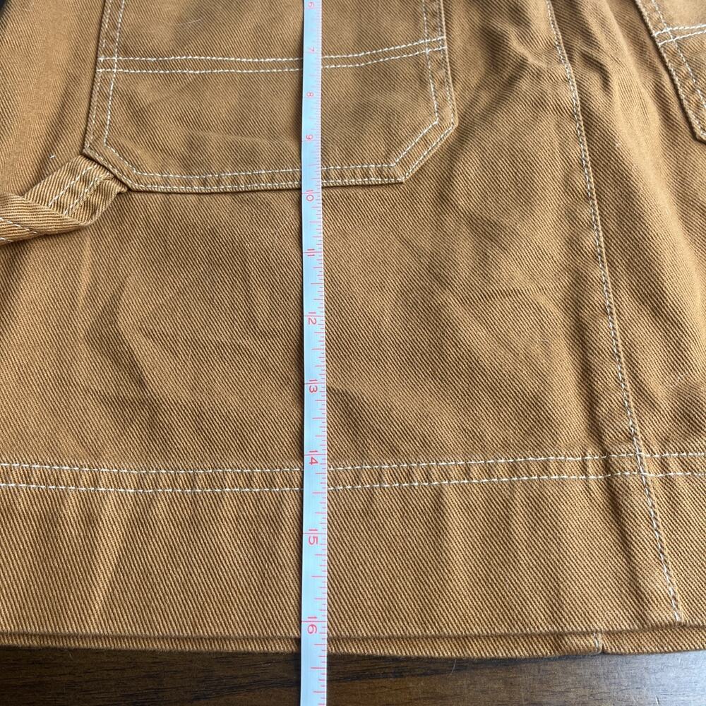NWT Old Navy Size 2 Sly Fox Rust 100% Cotton Twill High Rise Utility Mini Skirt - Picture 7 of 12
